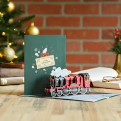 Lovepop Christmas 12/25|Kids|Harry Potter™ Holiday Hogwarts™ Express Pop-Up Card