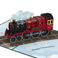 Lovepop Christmas 12/25|Kids|Harry Potter™ Holiday Hogwarts™ Express Pop-Up Card