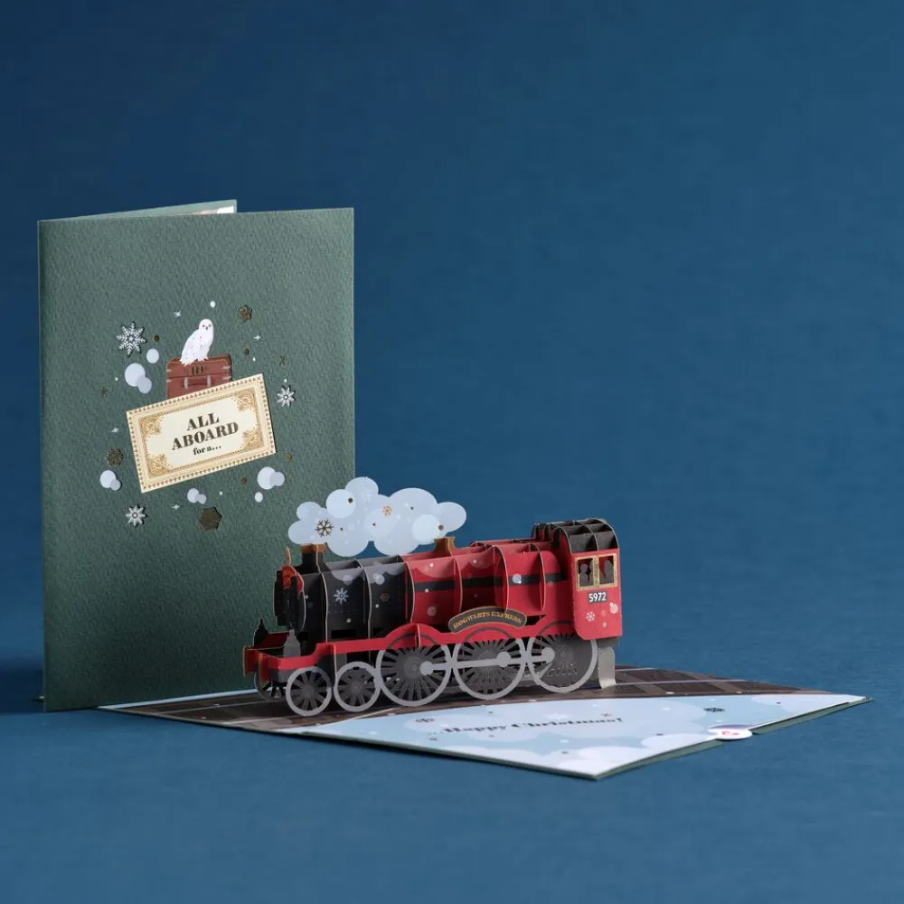 Lovepop Christmas 12/25|Kids|Harry Potter™ Holiday Hogwarts™ Express Pop-Up Card