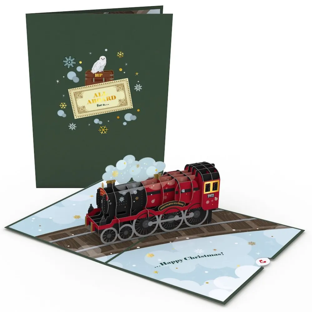Lovepop Christmas 12/25|Kids|Harry Potter™ Holiday Hogwarts™ Express Pop-Up Card