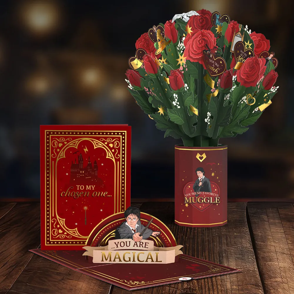 Lovepop Pop-Up Bouquets|Card & Gift Bundles|Harry Potter™ You Are Magical Bundle