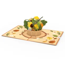 Lovepop Thanksgiving 11/27|Harvest Basket Pop-Up Card