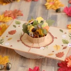 Lovepop Thanksgiving 11/27|Harvest Basket Pop-Up Card