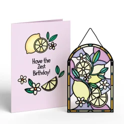 Lovepop Pop-Up Bouquets|Card & Gift Bundles|Have The Zest Birthday Suncatcher Card & Pop-Up Bouquet Bundle