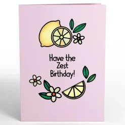 Lovepop Pop-Up Bouquets|Card & Gift Bundles|Have The Zest Birthday Suncatcher Card & Pop-Up Bouquet Bundle