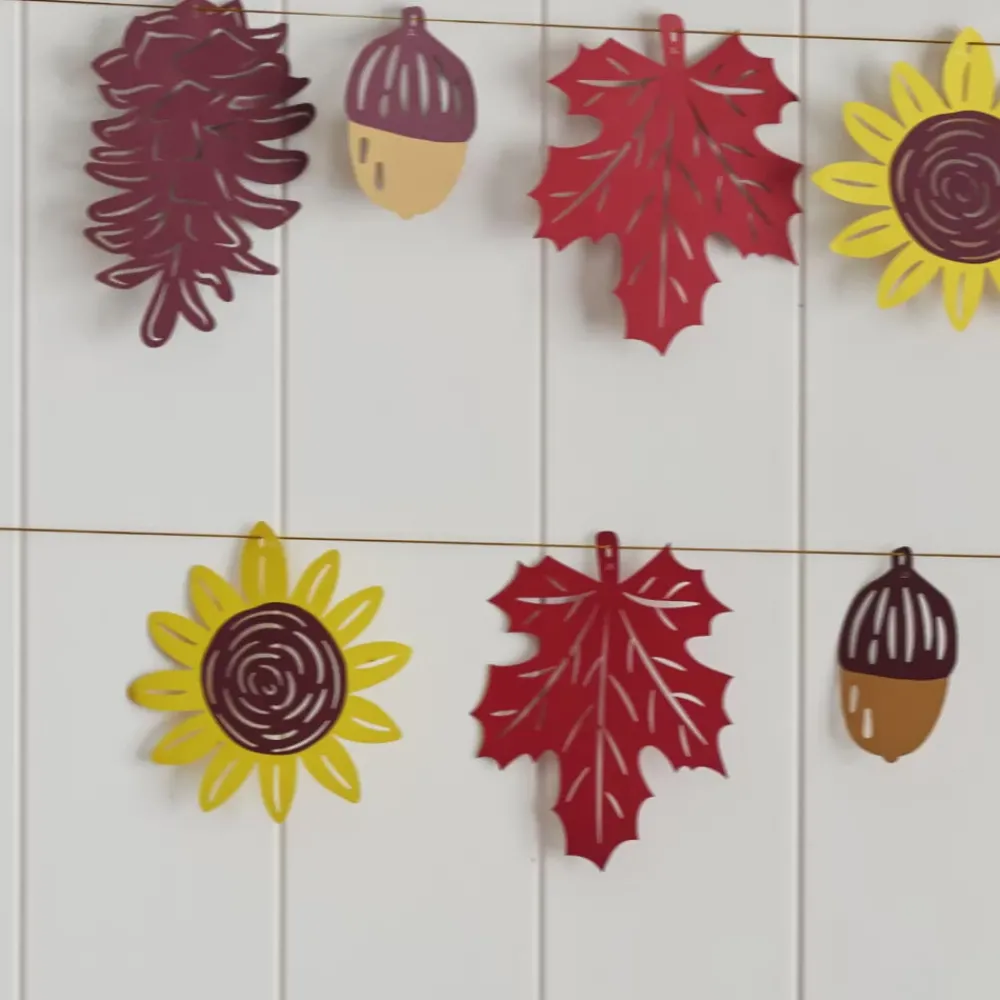 Lovepop Decor|Hello Fall Foliage Garlands 8ft (2-pack)
