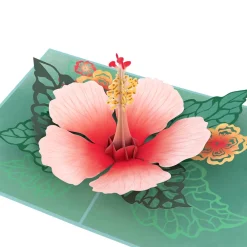 Lovepop Greeting Cards|Birthday|Hibiscus Bloom Pop-Up Card