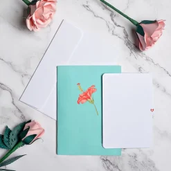 Lovepop Greeting Cards|Birthday|Hibiscus Bloom Pop-Up Card