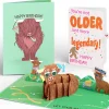 Lovepop Birthday|Highland Cow Birthday Pop-Up Card and Not Older Just More Legendary Sentiment Set