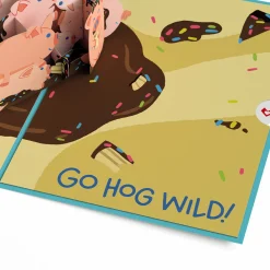 Lovepop Greeting Cards|Birthday|Hog Wild Birthday Pop-Up Card