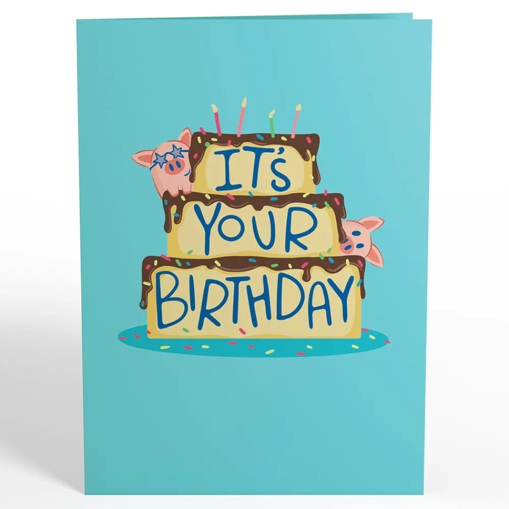 Lovepop Greeting Cards|Birthday|Hog Wild Birthday Pop-Up Card