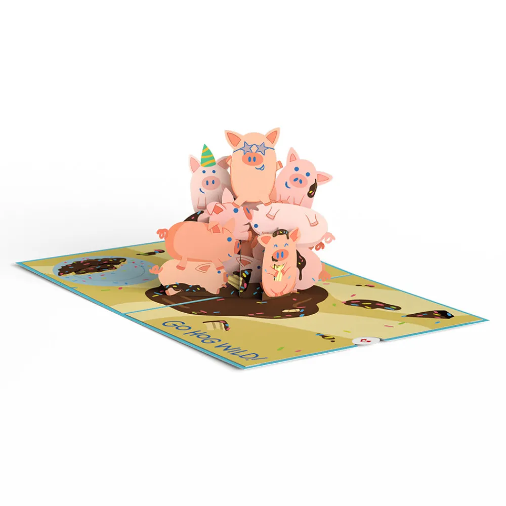 Lovepop Greeting Cards|Birthday|Hog Wild Birthday Pop-Up Card