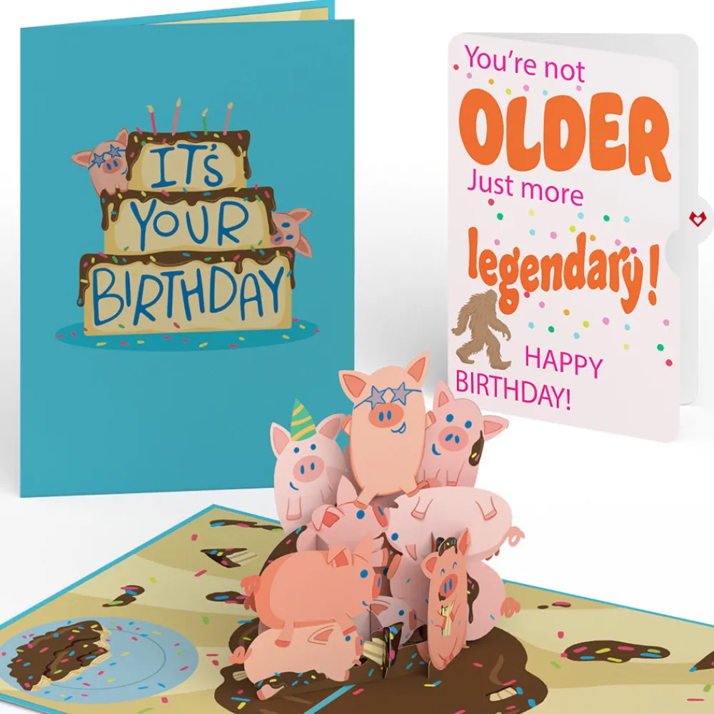Lovepop Birthday|Hog Wild Birthday Pop-Up Card and Sentiment Set
