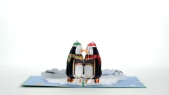 Lovepop Greeting Cards|Christmas 12/25|Holiday Penguins Pop-Up Card