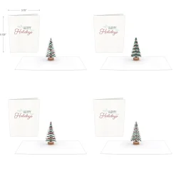 Lovepop Notecards|Christmas 12/25|Holiday Tree Notecards (Assorted 4-Pack)