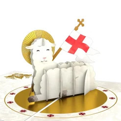 Lovepop Greeting Cards|Religious|Holy Lamb Pop-Up Card