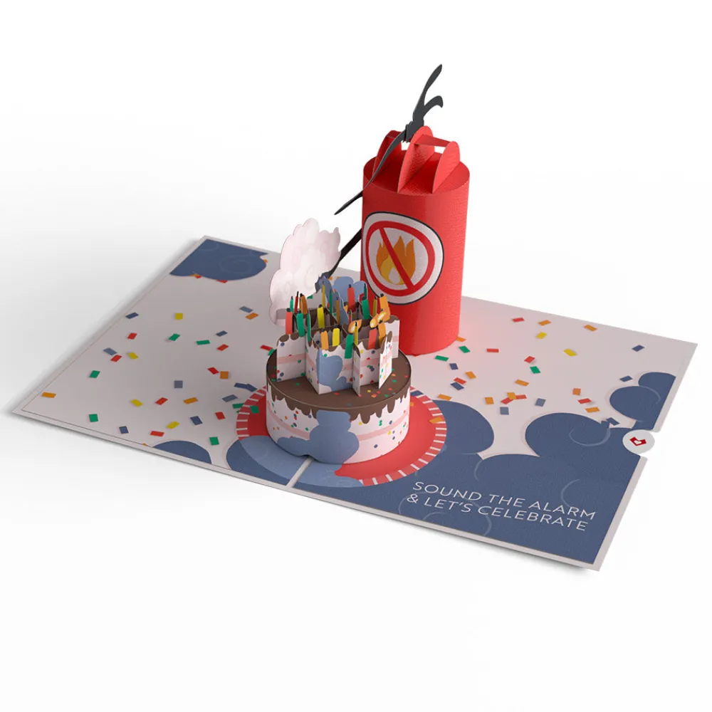Lovepop Greeting Cards|Birthday|Holy Smokes You're Old Birthday Pop-Up Card