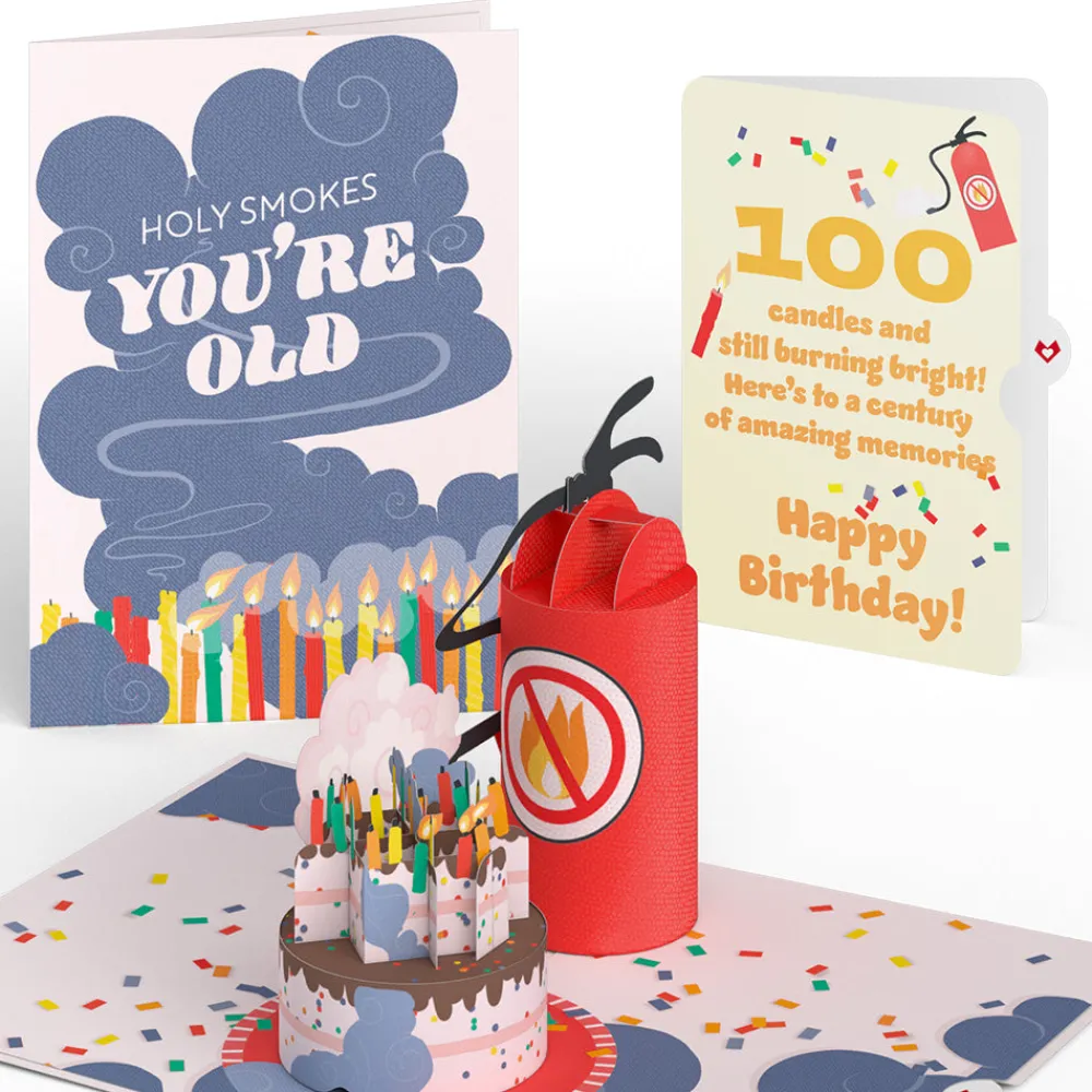 Lovepop Birthday|Holy Smokes You're Old Birthday Pop-Up Card and Sentiment Set