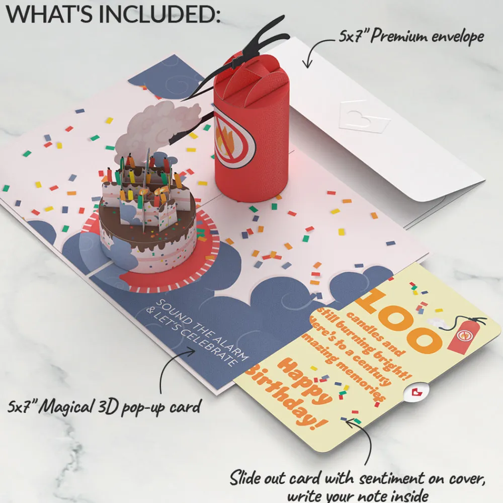 Lovepop Birthday|Holy Smokes You're Old Birthday Pop-Up Card and Sentiment Set