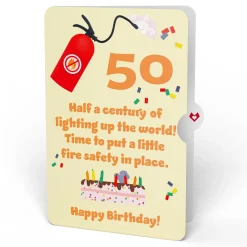 Lovepop Birthday|Holy Smokes You're Old 50th Birthday Pop-Up Card and Sentiment Set