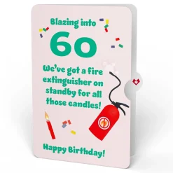 Lovepop Birthday|Holy Smokes You're Old 60th Birthday Pop-Up Card and Sentiment Set