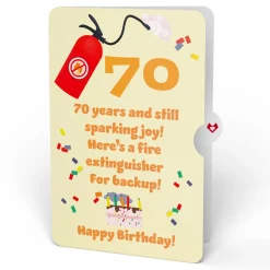 Lovepop Birthday|Holy Smokes You're Old 70th Birthday Pop-Up Card and Sentiment Set