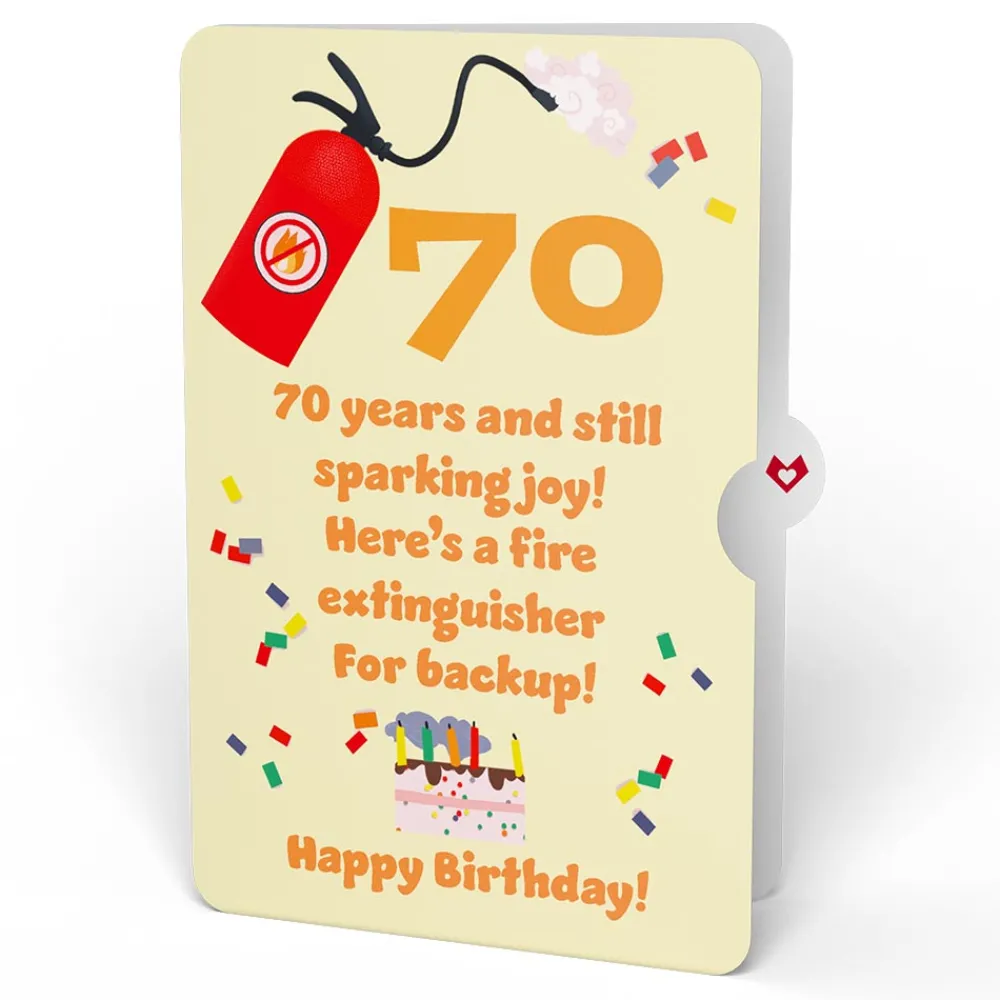 Lovepop Birthday|Holy Smokes You're Old 70th Birthday Pop-Up Card and Sentiment Set