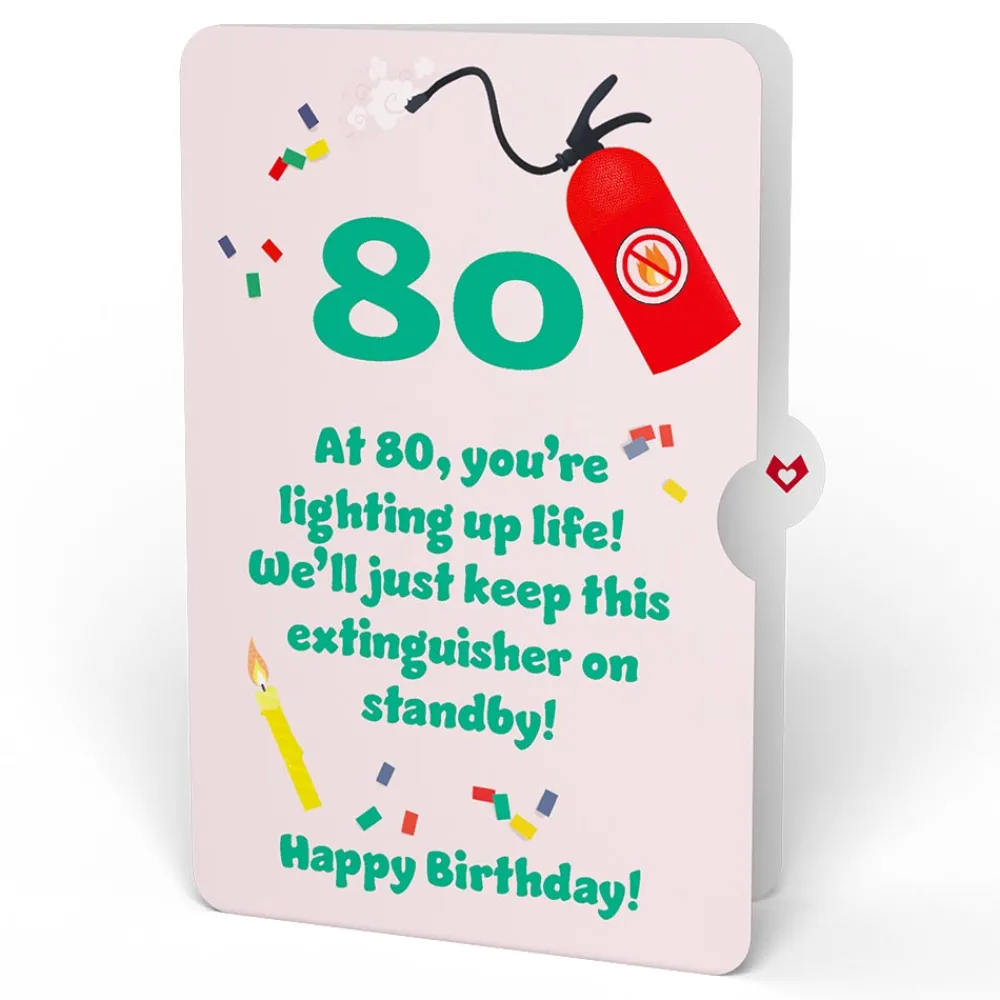 Lovepop Birthday|Holy Smokes You're Old 80th Birthday Pop-Up Card and Sentiment Set