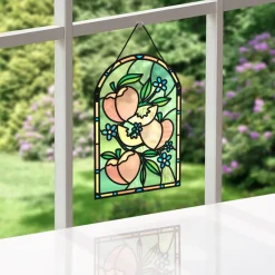 Lovepop Pop-Up Bouquets|Card & Gift Bundles|Hope Your Birthday is Peachy Suncatcher Card & Pop-Up Bouquet Bundle