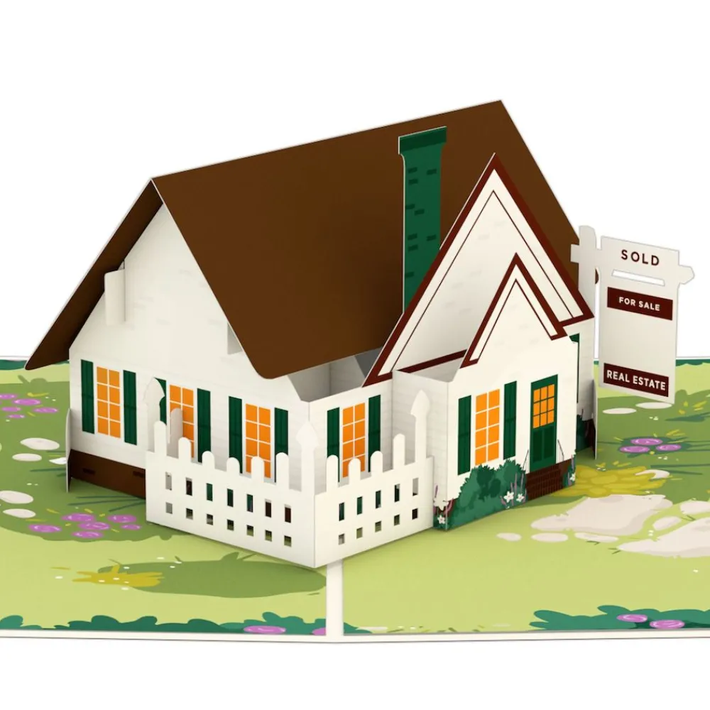 Lovepop Congratulations|House for Sale Pop-Up Card