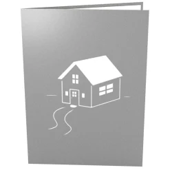 Lovepop Greeting Cards|Congratulations|Housewarming Gray Pop-Up Card