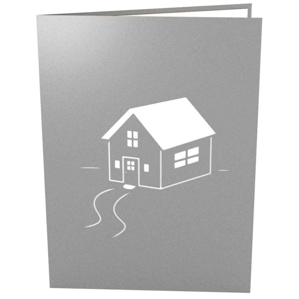 Lovepop Greeting Cards|Congratulations|Housewarming Gray Pop-Up Card