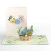 Lovepop Greeting Cards|Hydrangea Basket Pop-Up Card