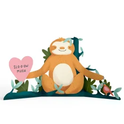 Lovepop Decor|Valentine'S Day 2/14|I Love You Slow Much Valentine Tri-Fold Card