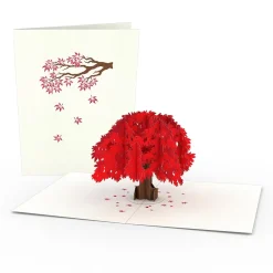 Lovepop Notecards|Just Because|Japanese Maple Notecards (4-Pack)