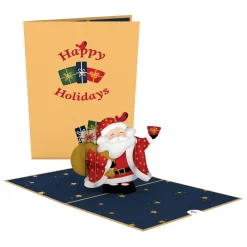 Lovepop Greeting Cards|Christmas 12/25|Jolly Holiday Santa Pop-Up Card