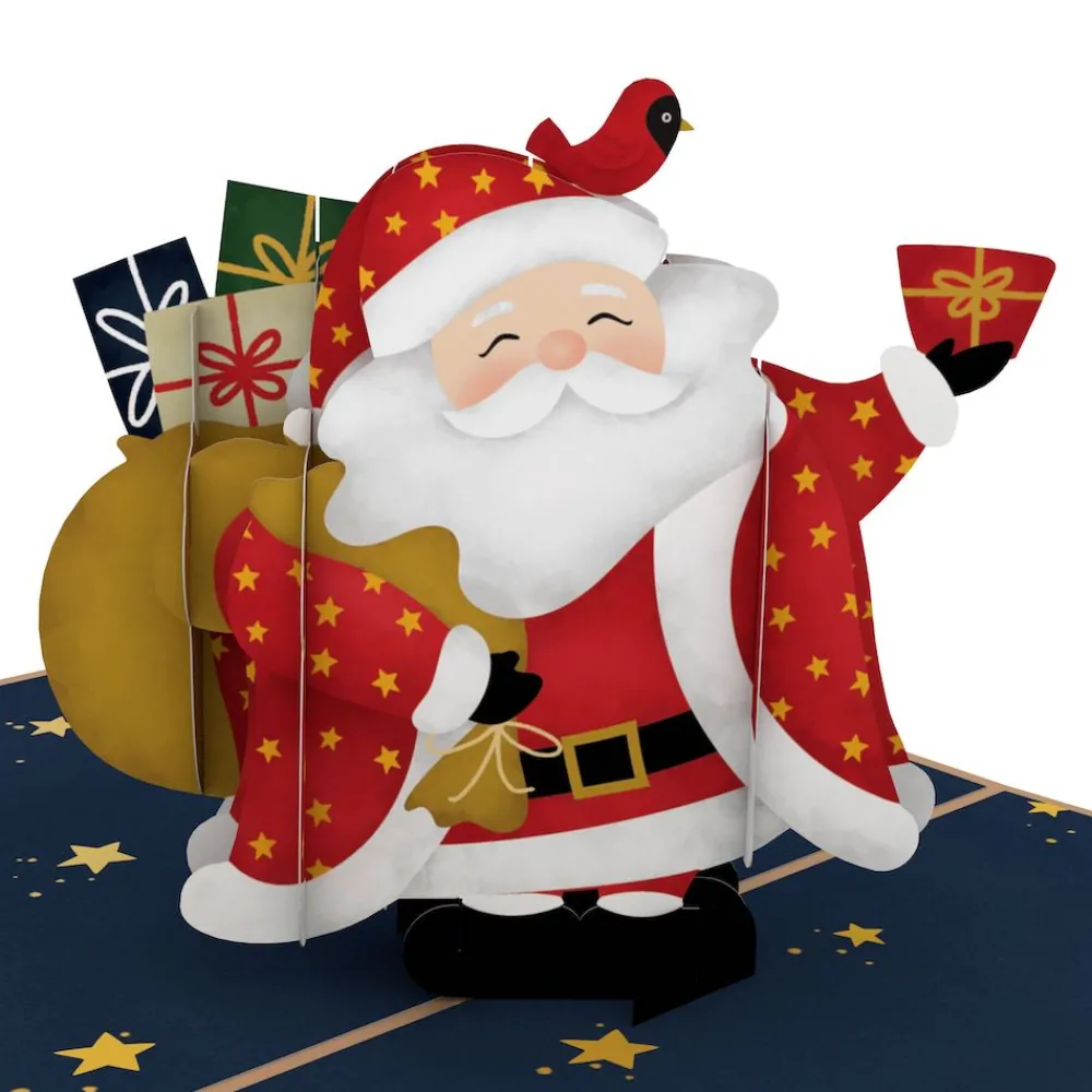 Lovepop Greeting Cards|Christmas 12/25|Jolly Holiday Santa Pop-Up Card