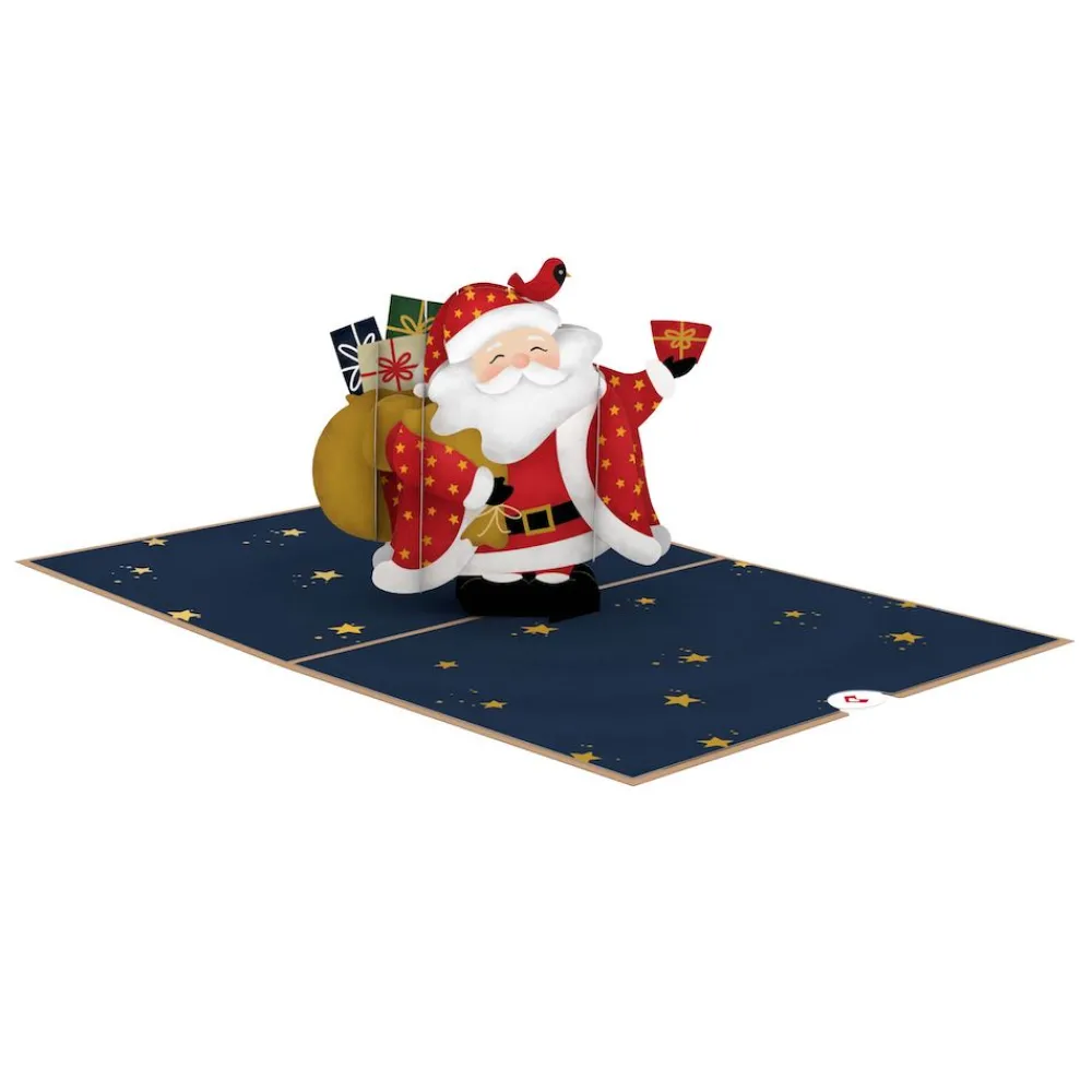 Lovepop Greeting Cards|Christmas 12/25|Jolly Holiday Santa Pop-Up Card