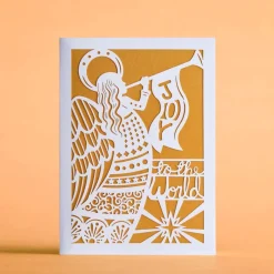 Lovepop Christmas 12/25|Joy to the World Angel: Moments™ Card
