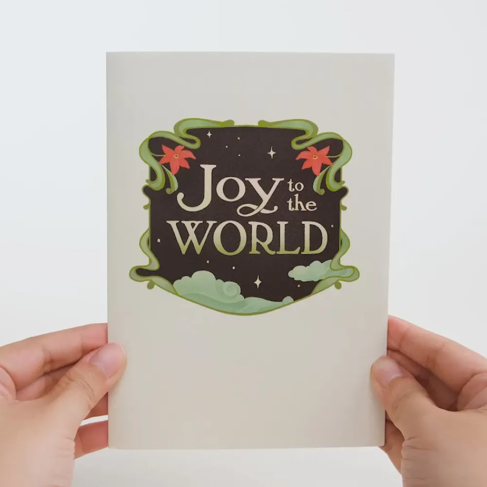 Lovepop Greeting Cards|Religious|Joy to the World Christmas Angel Pop-Up Card