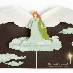 Lovepop Greeting Cards|Religious|Joy to the World Christmas Angel Pop-Up Card