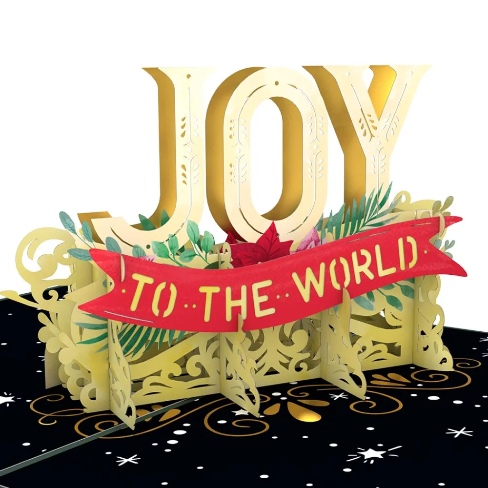 Lovepop Christmas 12/25|Joy to the World Pop-Up Card