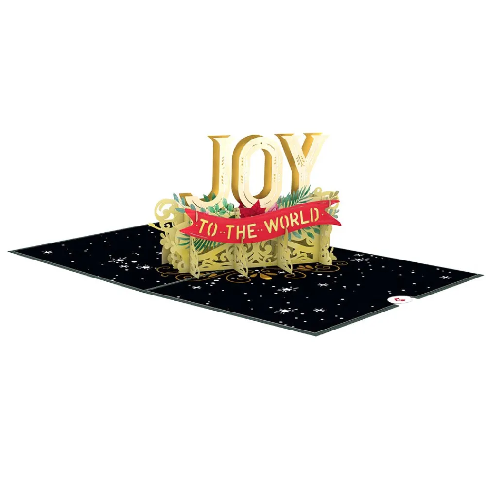 Lovepop Christmas 12/25|Joy to the World Pop-Up Card