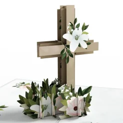 Lovepop Greeting Cards|Religious|Joyous Easter Cross Pop-Up Card