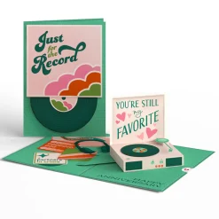 Lovepop Greeting Cards|Anniversary|Just for the Record Anniversary Pop-Up Card