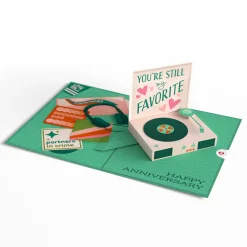 Lovepop Greeting Cards|Anniversary|Just for the Record Anniversary Pop-Up Card
