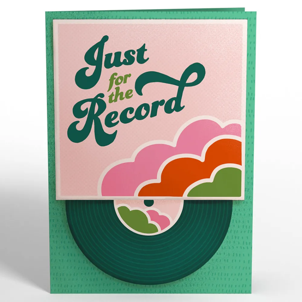 Lovepop Greeting Cards|Anniversary|Just for the Record Anniversary Pop-Up Card