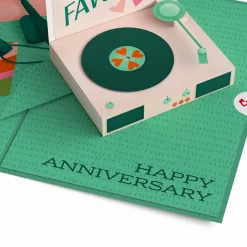 Lovepop Greeting Cards|Anniversary|Just for the Record Anniversary Pop-Up Card