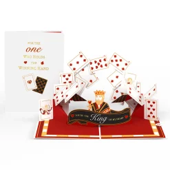 Lovepop Anniversary|Valentine'S Day 2/14|King of My Heart Pop-Up Card