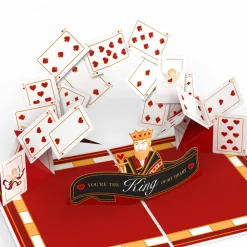Lovepop Anniversary|Valentine'S Day 2/14|King of My Heart Pop-Up Card